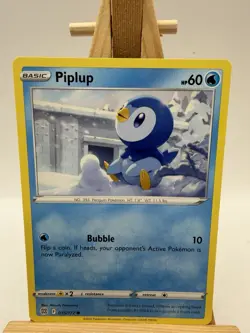 Piplup 035/172 Common - BRILLIANT STARS Pokemon Card NM - Image 1