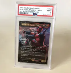 MTG PSA 9 - Deadpool Trading Card #1753 Secret Lair Drop Foil - Image 1