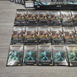 Warhammer Champions TCG Booster + Onslaught Champions Sealed Packs Job Lot Cards - Image 3