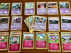 Lot Of 27 Pokemon Psychic Type & 11 Fairy Type Cards NONHOLO Commons & Uncommons - Image 3