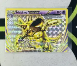 Nidoking BREAK 46/108 Evolutions Ultra Rare NM Pokemon Card TCG - Image 1