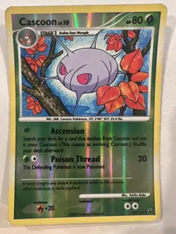 CASCOON 44/127 - REVERSE Holo - PLATINUM - 2009 NINTENDO - Pokemon Card - LP - Image 1