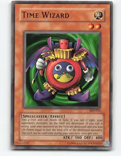 Time Wizard #SDJ-015 Yugioh Card - Image 1