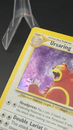 Pokemon Card Ursaring 15/75 Neo Discovery Rare Holo WOTC Light Play - Image 4