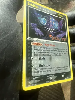 Sableye 23/107 Reverse Holo Rare Stamped - EX Deoxys 2005 Pokemon TCG Card - Image 3