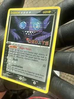 Sableye 23/107 Reverse Holo Rare Stamped - EX Deoxys 2005 Pokemon TCG Card - Image 4