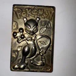 1999 Pokemon TCG MewTwo 23K Gold Plated Card #150 VINTAGE GREAT CONDITION - Image 2