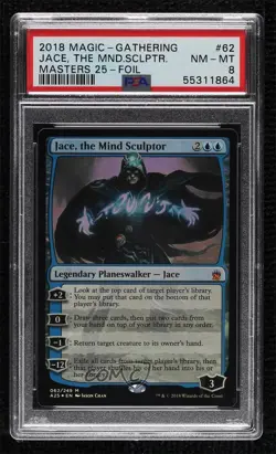 Jace the Mind Sculptor Foil Magic: Masters 25 A25 PSA 8 - Image 1