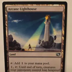 Magic: The Gathering Arcane Lighthouse Land Uncommon Commander 2014 59 Regular - Image 1