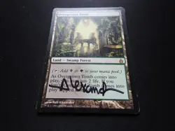 Overgrown Tomb Signed HP [Ravnica: City of Guilds] #1 Mtg Magic Free Tracking! - Image 2