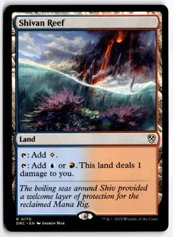 Shivan Reef NM DRC Commander: Aetherdrift MTG - Image 1