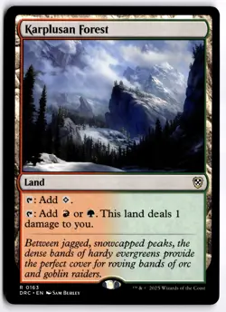 Karplusan Forest NM DRC Commander: Aetherdrift MTG - Image 1