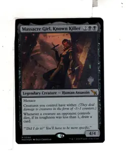MTG SkeenAB Massacre Girl Known Killer PACK PROMO FOIL from MkM. NM. - Image 1