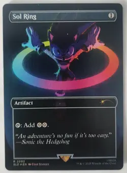 MTG Sol Ring #2093 Rainbow Foil Rare Secret Lair Drop Sonic - Image 1