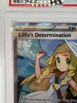 PSA 10 Lillie's Determination 169/132 Pokemon Mega Evolution Trainer UR Full Art - Image 2