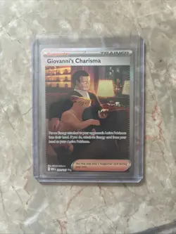 2023 Pokemon 151 MEWen Giovanni's Charisma 207/165 - Secret Art Rare SAR - Image 1