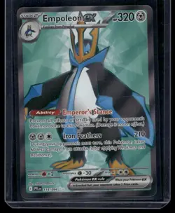 Empoleon EX #114/94 2025 Pokemon Scarlet & Violet Prismatic Evolutions - Image 1