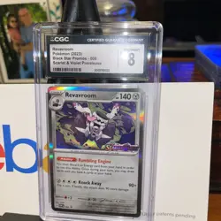 Pokemon - Revavroom - Prerelease - STAFF - SVP008 - SV Promo - PSA 8 - Image 1