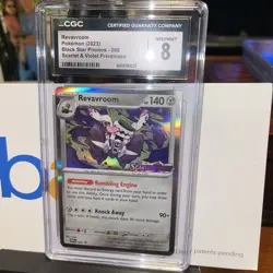 Pokemon - Revavroom - Prerelease - STAFF - SVP008 - SV Promo - PSA 8 - Image 2