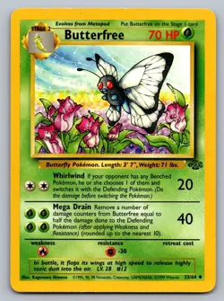 Pokemon TCG Jungle Butterfree 33/64 - Image 1