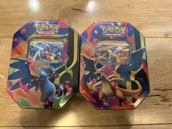 Pokemon Mega Charizard -Set of 2- Tins ✅Sealed ✅In Hand - Image 1