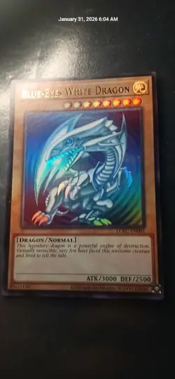 Yu-Gi-Oh! Blue-Eyes White Dragon LCKC-EN001 Ultra Rare Holo Kaiba - Image 1