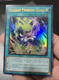 Radiant Typhoon Chant - DOOD-EN061 - Ultra Rare - 1st Edition Yu-Gi-Oh! M/NM - Image 2