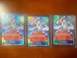 One Piece TCG Yamato Op13-054 Three Card Lot - Image 1