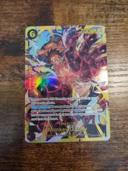 One Piece TCG OP10-118 Monkey.D.Luffy SEC Alternative Art NM - Image 1