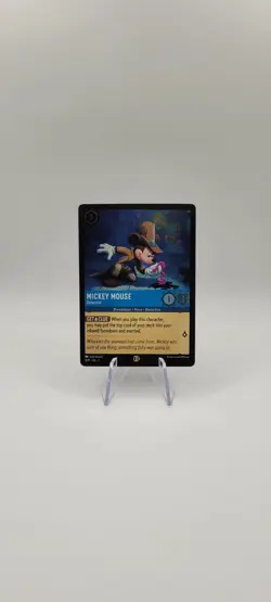 Disney Lorcana TCG: Mickey Mouse - Detective 8/P1 - Promo Foil NM - Image 2