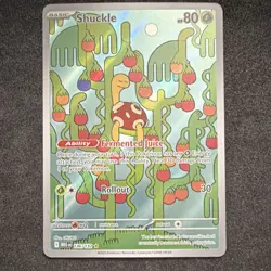 Shuckle 136/132 Rare Holo Ability Basic Pokemon Card MEG Set HP 80 - Image 1