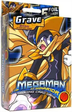 * MegaMan * Grave - Bass Starter Deck Sealed NT Warrior Card Game Mega Man - Image 1
