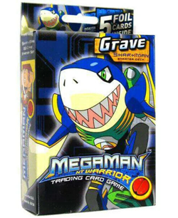 * MegaMan * Grave Sharkman Starter Deck Sealed NT Warrior Card Game Mega Man - Image 1
