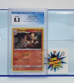 Charmeleon 19/147 CGC Graded 8.5 Burning Shadows Reverse Holo Pokemon Card Slab - Image 1