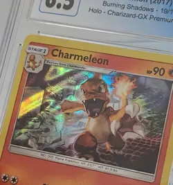 Charmeleon 19/147 CGC Graded 8.5 Burning Shadows Reverse Holo Pokemon Card Slab - Image 3