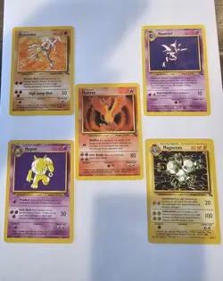 Pokemon card lot #/62 Vintage 1999 - LP - Image 1