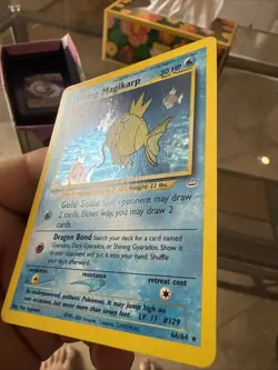 Pokemon TCG Shining Magikarp Card 66/64 Mint Condition - Image 2