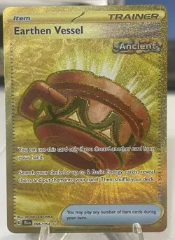 Earthen Vessel 096/064 Sv: Shrouded Fable Holo Card NM/M Condition - Image 1