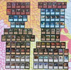 106x MTG 1997 TEMPEST & WEATHERLIGHT CARDS LOT - Magic Gathering 90s wizards - Image 1