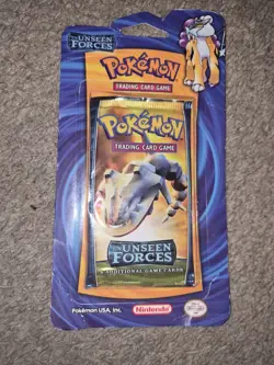 Pokemon EX Unseen Forces Booster Pack 2005 9 Cards Nintendo Steelix Raikou - Image 1