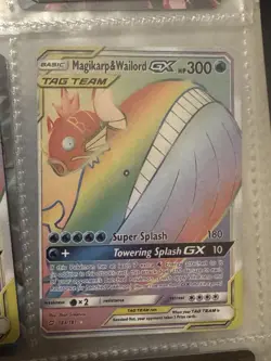 Pokemon Card Lot – Magikarp & Wailord GX Rainbow + V, VSTAR, Full Art – NM - Image 1