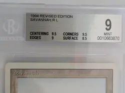 MTG Savannah Revised – BGS 9 Mint – Dual Land – Reserved List - Image 2