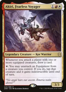 Akiri, Fearless Voyager Zendikar Rising NM MTG Foil - Image 1