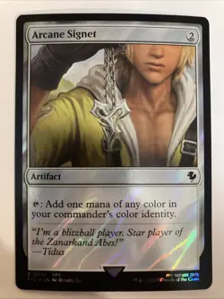 Arcane Signet 0334 Surge FOIL NM FINAL FANTASY X FFX Magic the Gathering MTG - Image 1