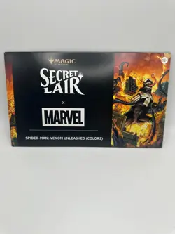 MTG Secret Lair Marvel's Spider-Man Venom Unleashed (Colors) Non-Foil Sealed - Image 1