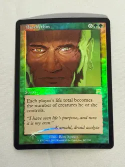 MTG FOIL Biorhythm Onslaught Magic the Gathering - Image 1