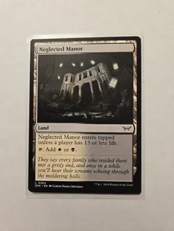 Neglected Manor - Duskmourn - LP - Common - Land - Image 1