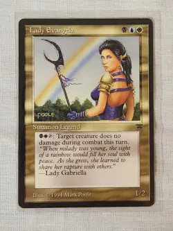 Played Lady Evangela Legends Mtg Magic the Gathering - Image 1