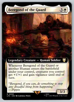 2023 Lord of the Rings Beregond of the Guard (Borderless) Rare #93 - Image 1