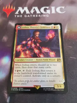 Mtg. Joshua, Phoenix's Dominant. Foil. Final Fantasy. Pack Fresh - Image 1